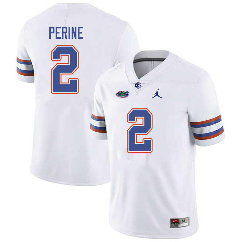 Jordan Brand Men #2 Lamical Perine Florida Gators College Football Jerseys Sale-White